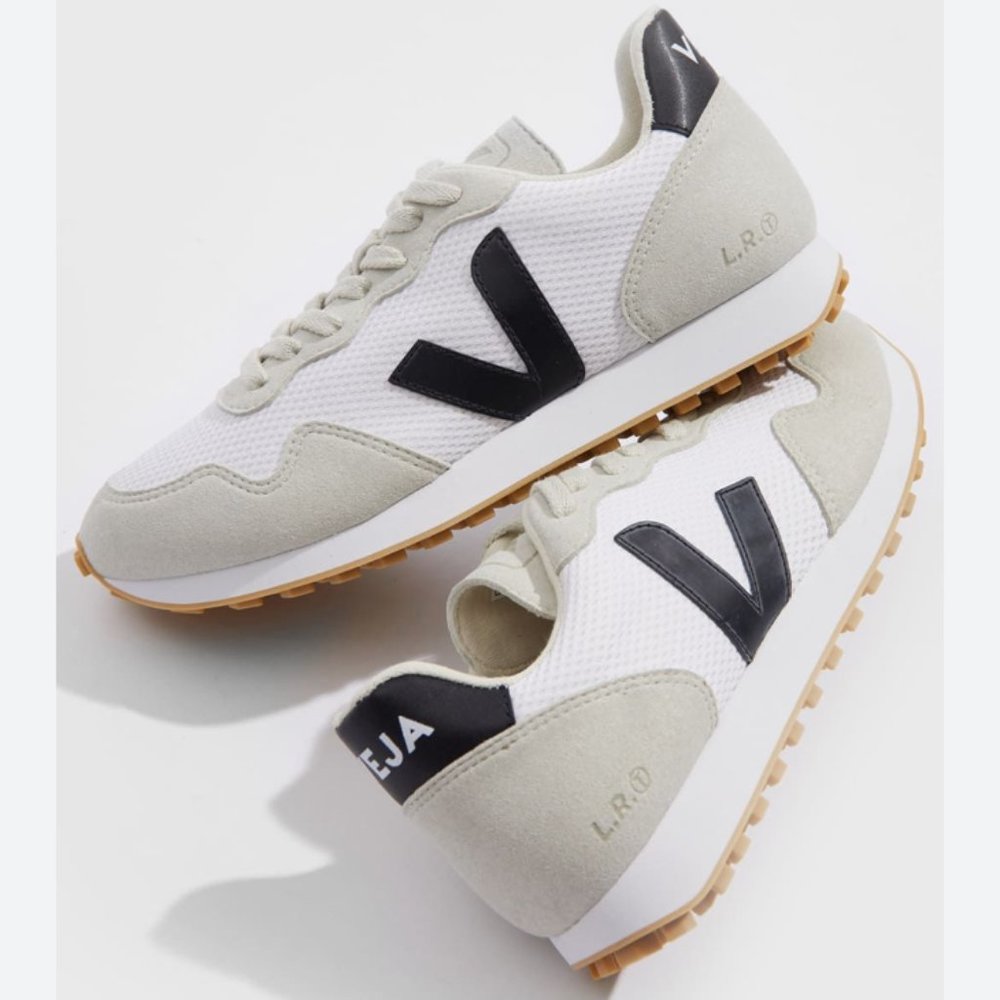 Veja Sdu Rec Alveomesh Sneaker, White & Black